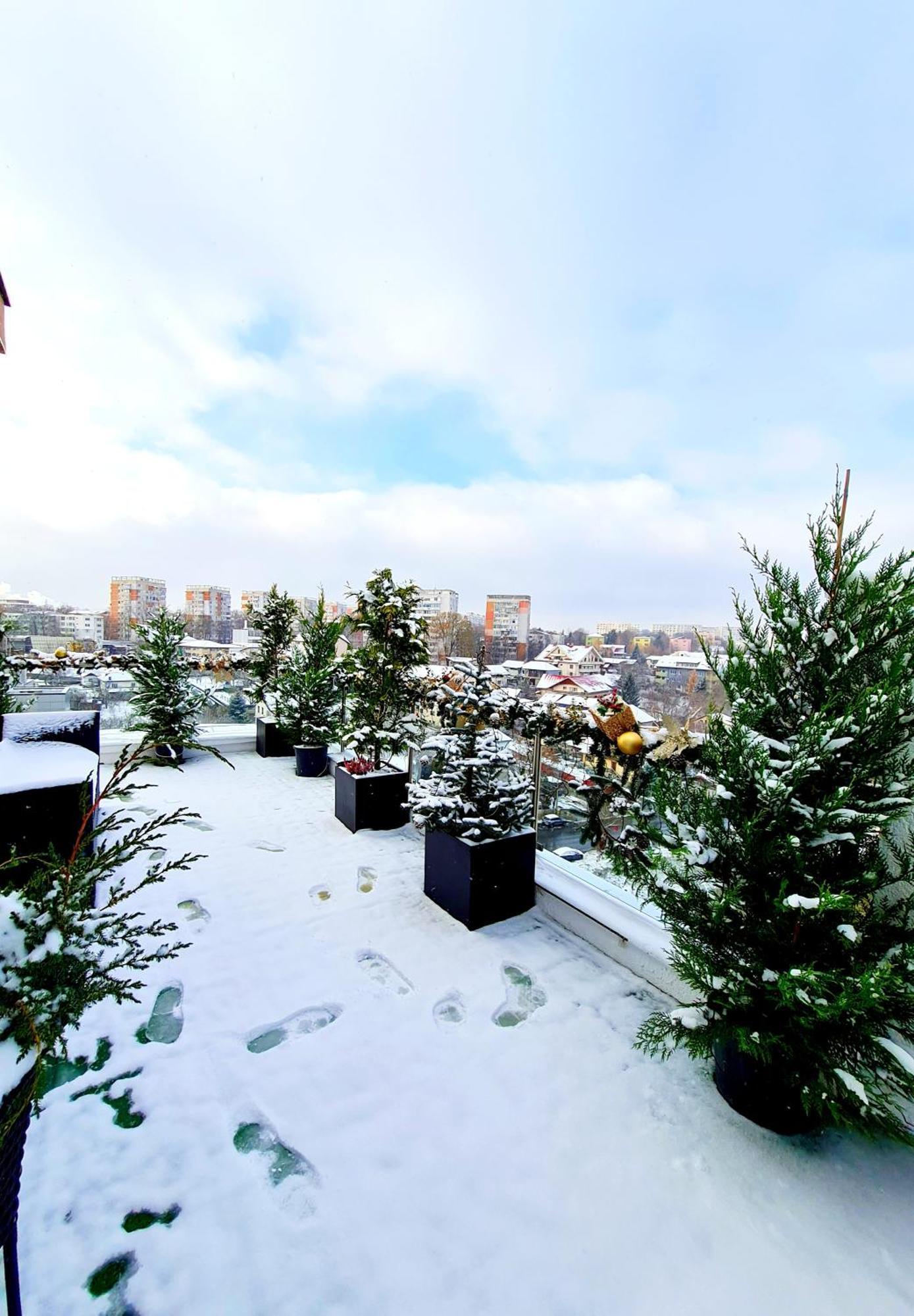 Penthouse View Aeroport Iasi Apartment Exterior photo