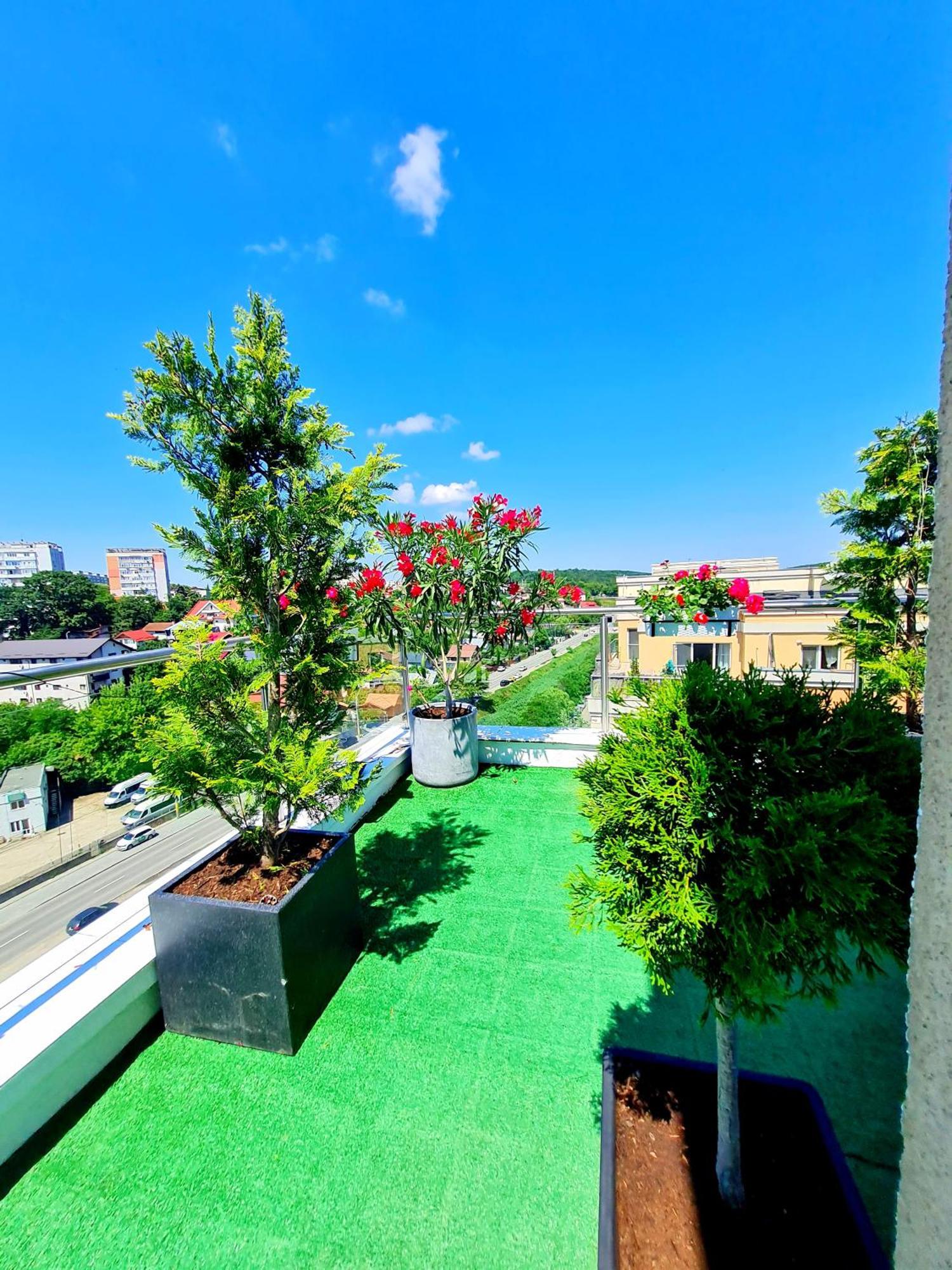 Penthouse View Aeroport Iasi Apartment Exterior photo